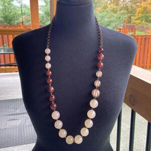 Chain  & Bead Necklace
